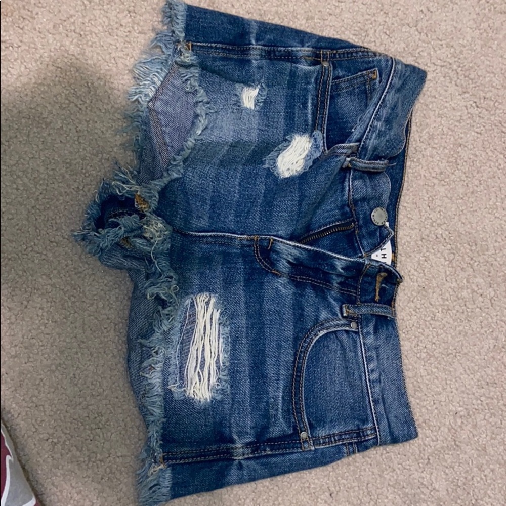 Bullhead Denim High Rise Shorts